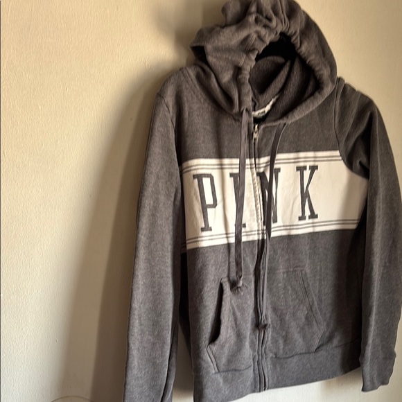 PINK Victoria's Secret Gray Hoodie - Picture 5 of 6